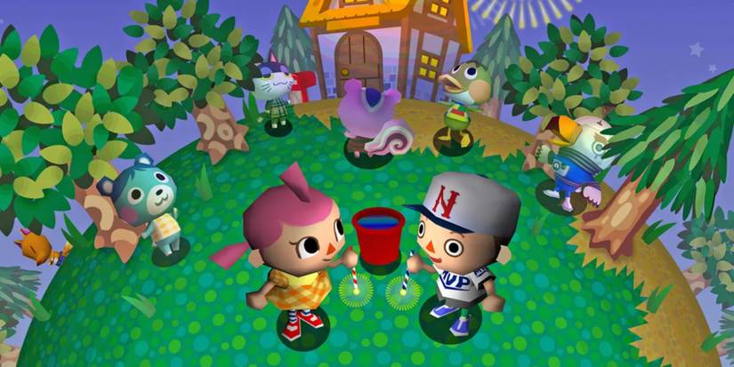 Promo art featuring characters from Animal Crossing