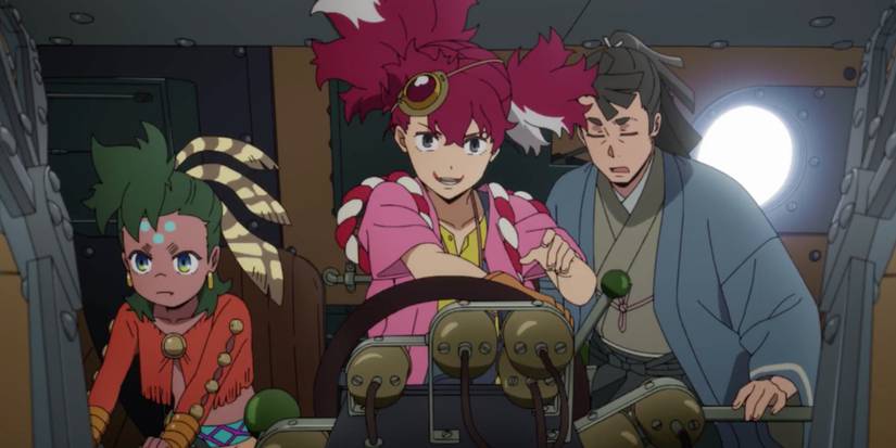 Characters in a scene from Appare-Ranman!