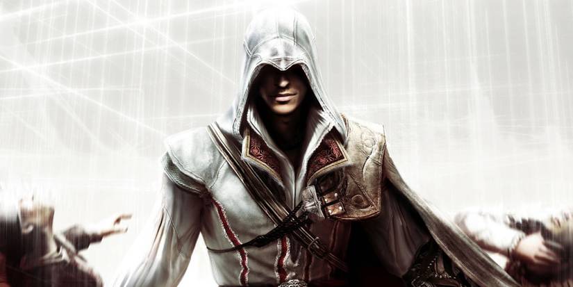 Ezio in promo art from Assassin’s Creed