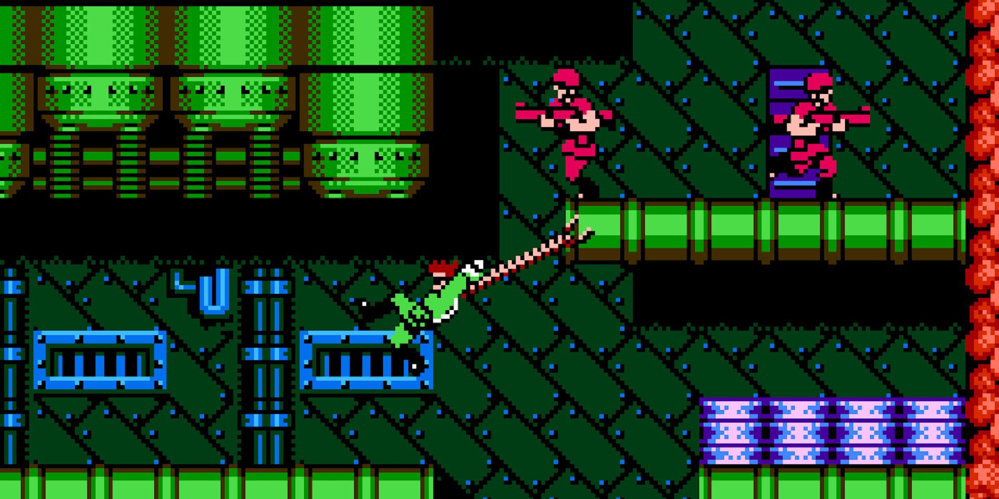 Swinging around in Bionic Commando