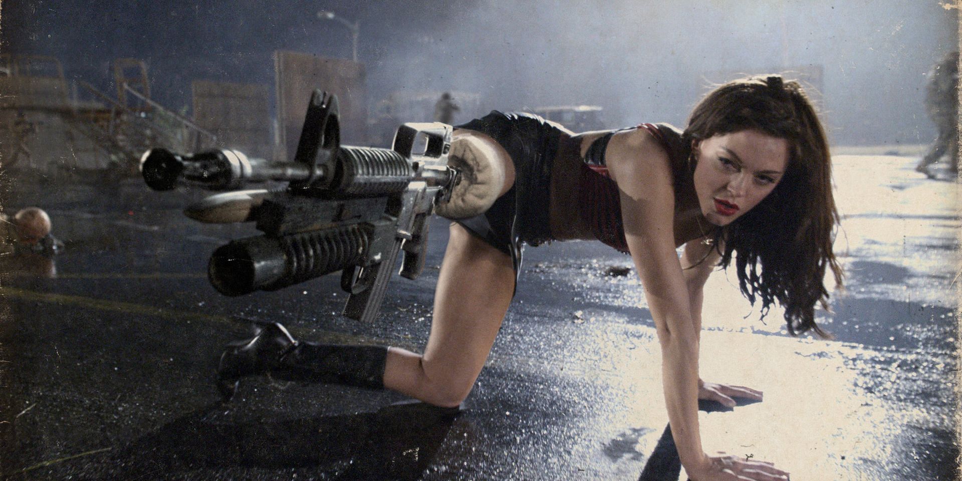 Robert Rodriguez's Planet Terror with Charry Darling and her machine-gun leg