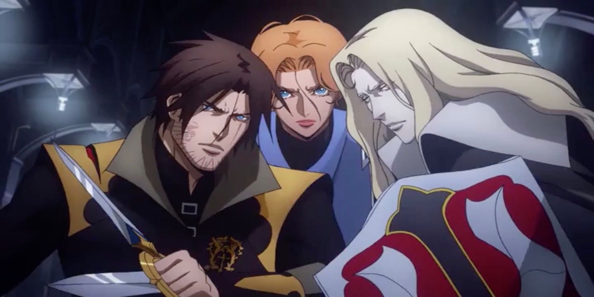 A scene with characters from Castlevania