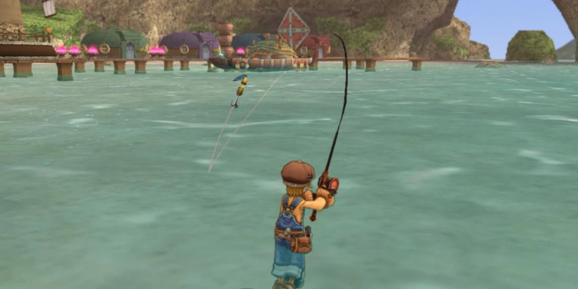 Fishing in Dark Cloud 2