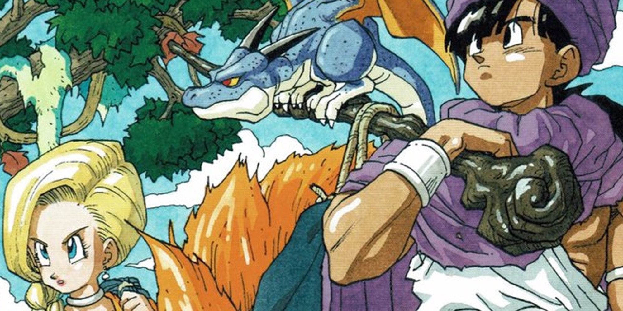 Promo art featuring characters from Dragon Quest V