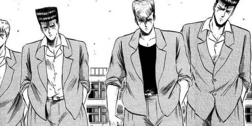 A manga panel from Shonan Junai Gumi