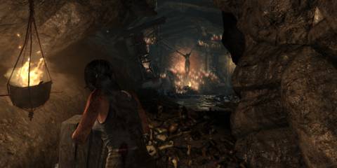 Exploring the world in Tomb Raider 2013