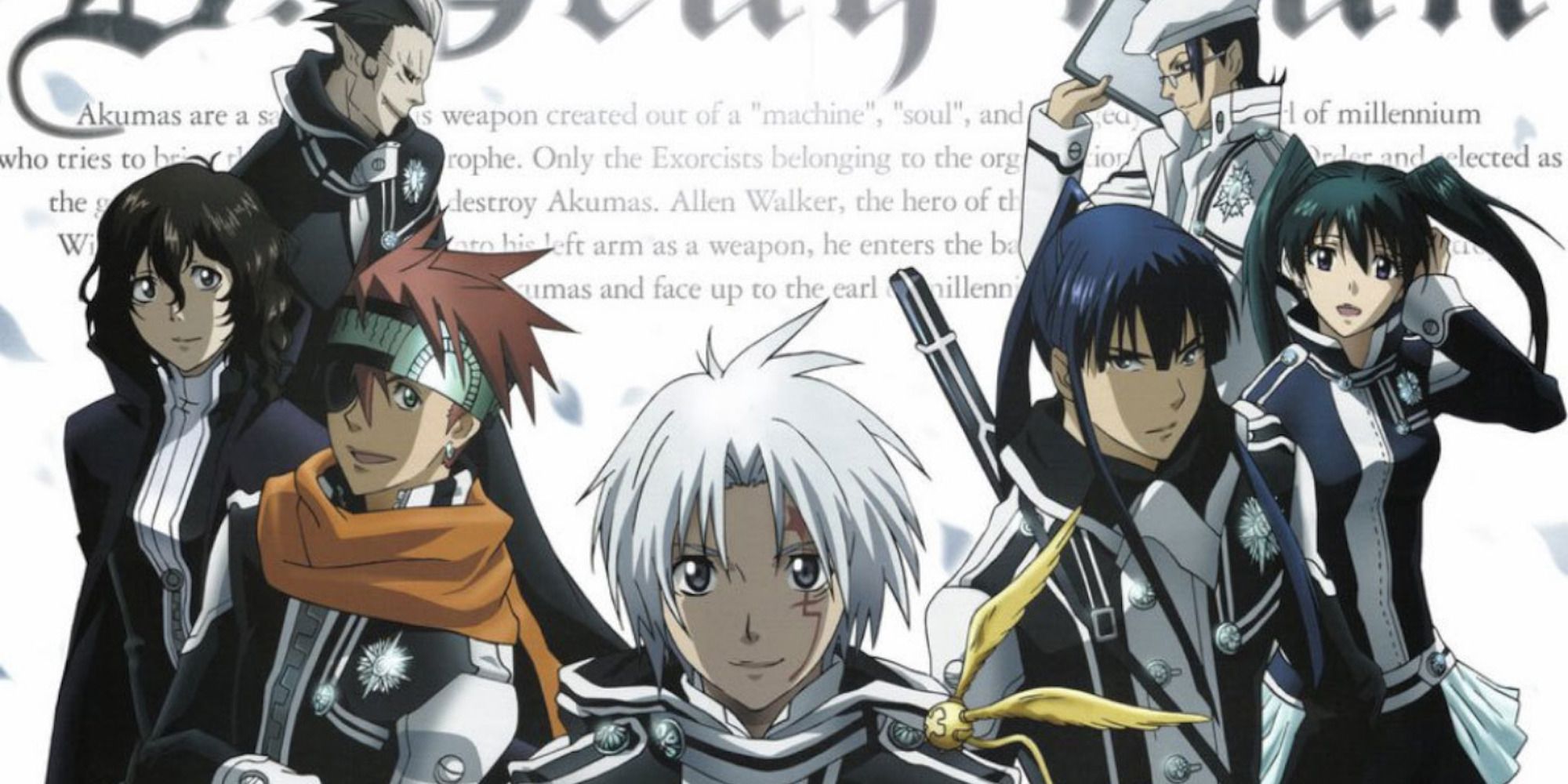 Promo art featuring characters from D.Grey-man