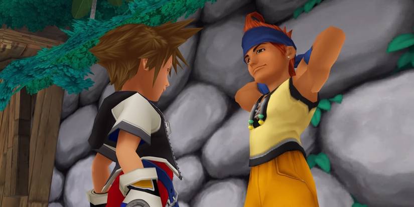 Sora and Wakka from Kingdom Hearts