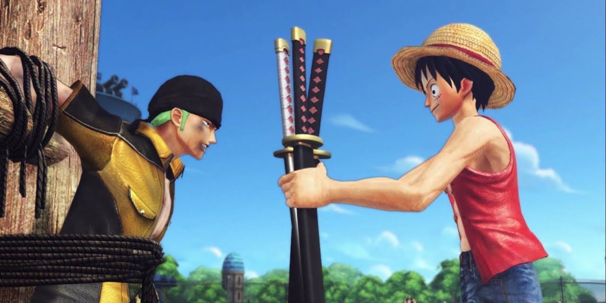Zoro and Luffy from One Piece: Pirate Warriors