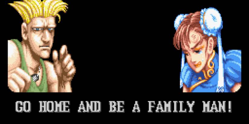 A reward screen from Street Fighter 2