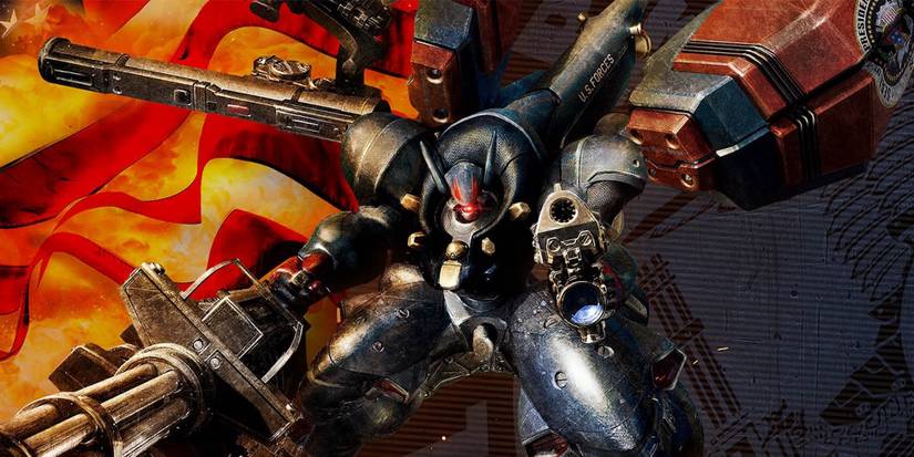 Promo art featuring the mech from Metal Wolf Chaos