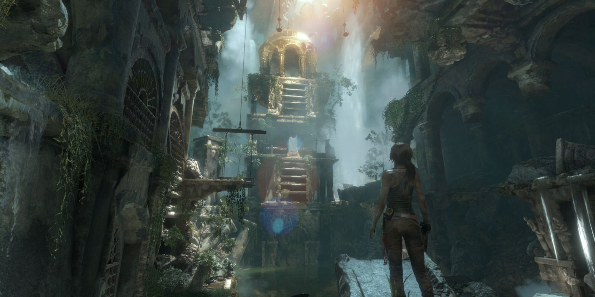 Исследуйте мир в Rise Of The Tomb Raider