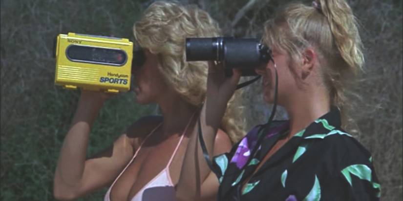 Characters in a scene from Hard Ticket To Hawaii