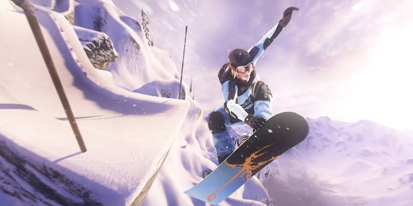 Snowboarding in SSX