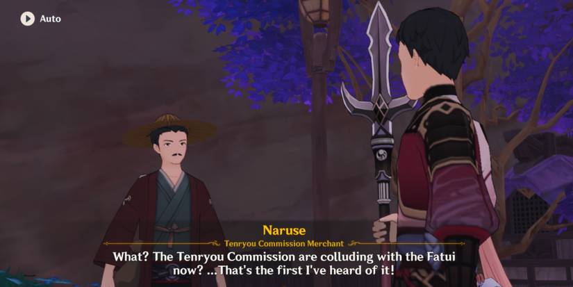 A merchant and a soldier arguing