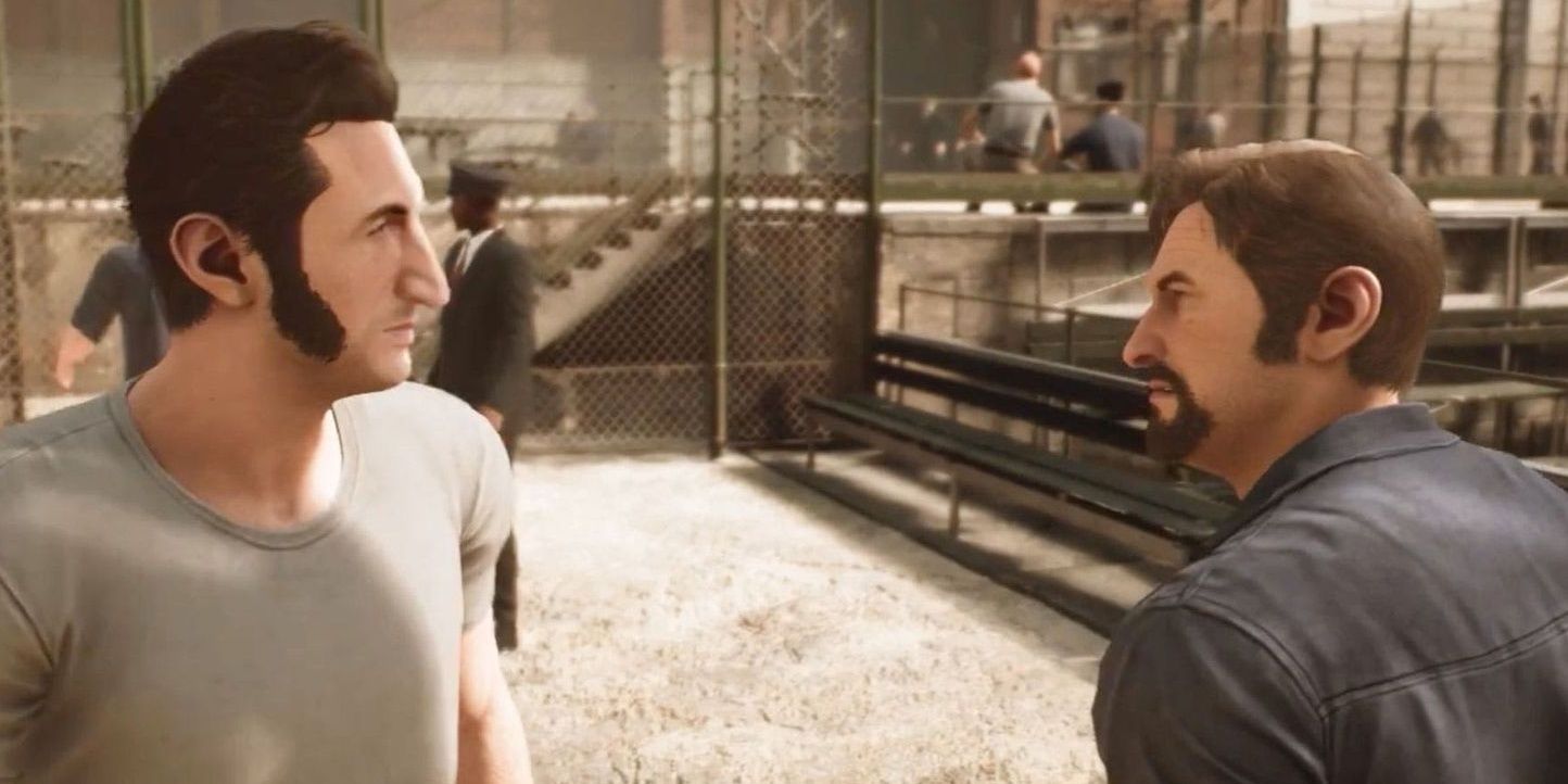 A way out both players looking at each other 