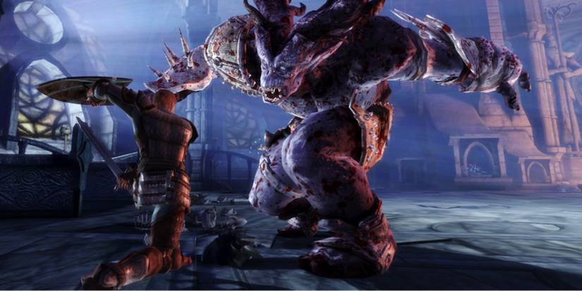 Aged Games Worth Playing in 2022 - Dragon Age - Origins - Grey Warden attacks archdemon