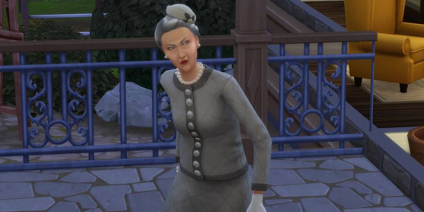 Agnes Crumplebottom in the sims 4
