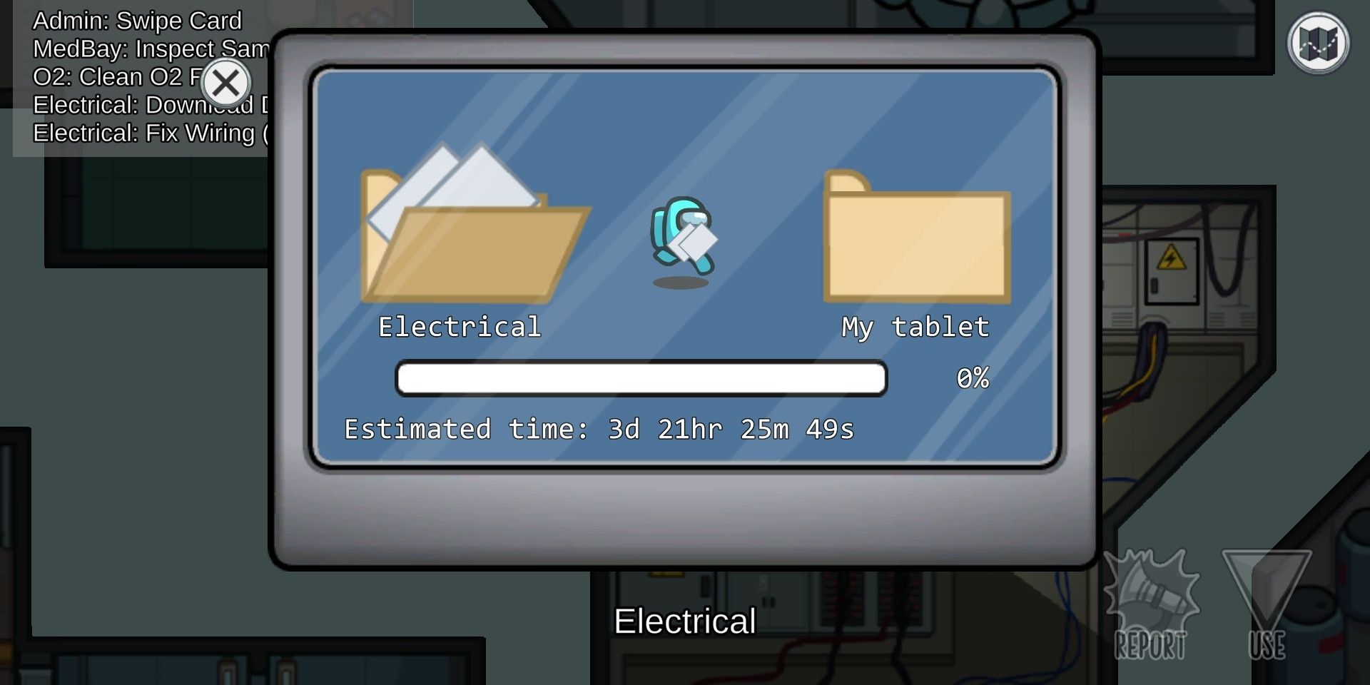 Among Us How To Complete The Tasks In The Electrical Room
