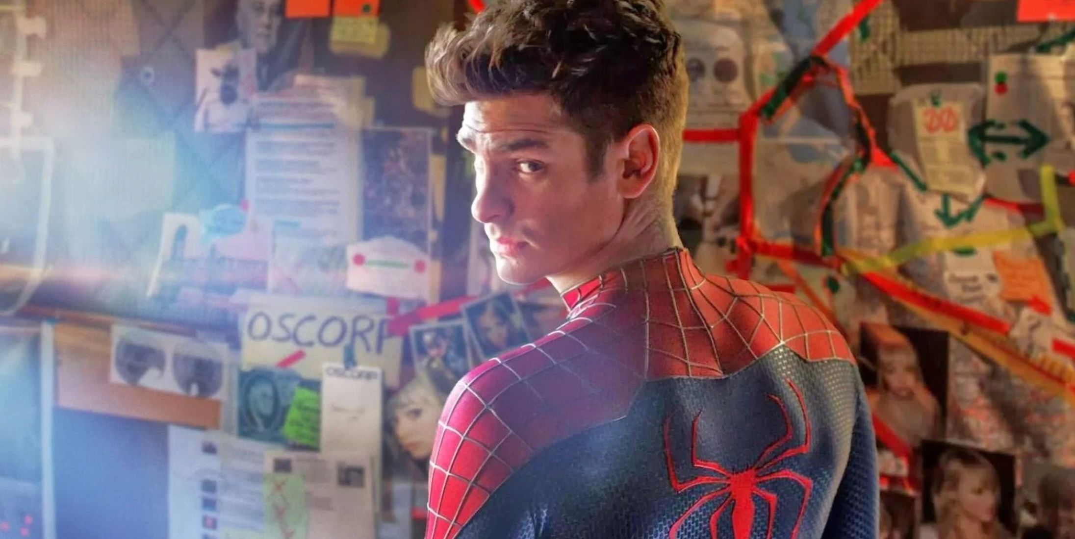 Andrew Garfield as Peter Parker in Amazing Spider Man 2