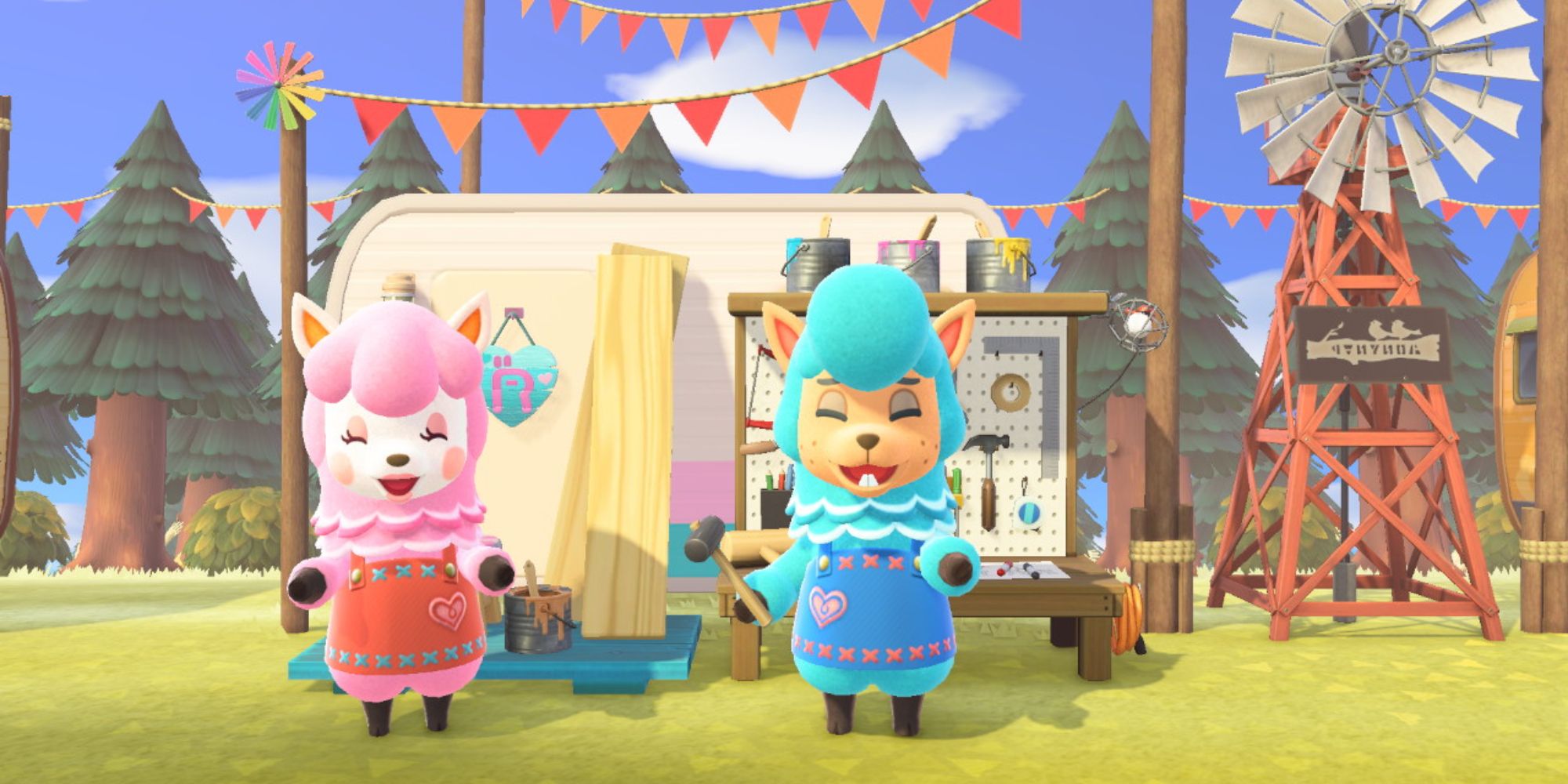 Animal Crossing New Horizons Reese and Cyrus