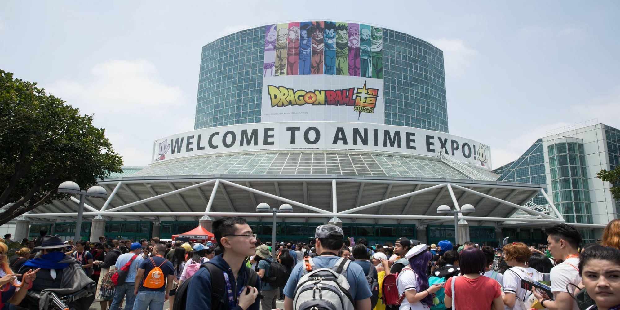 Anime Expo, Los Angeles, exterior shot of convention center