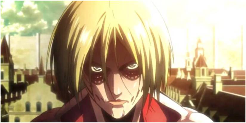 Attack on Titan Annie Transforming Inside the Walls