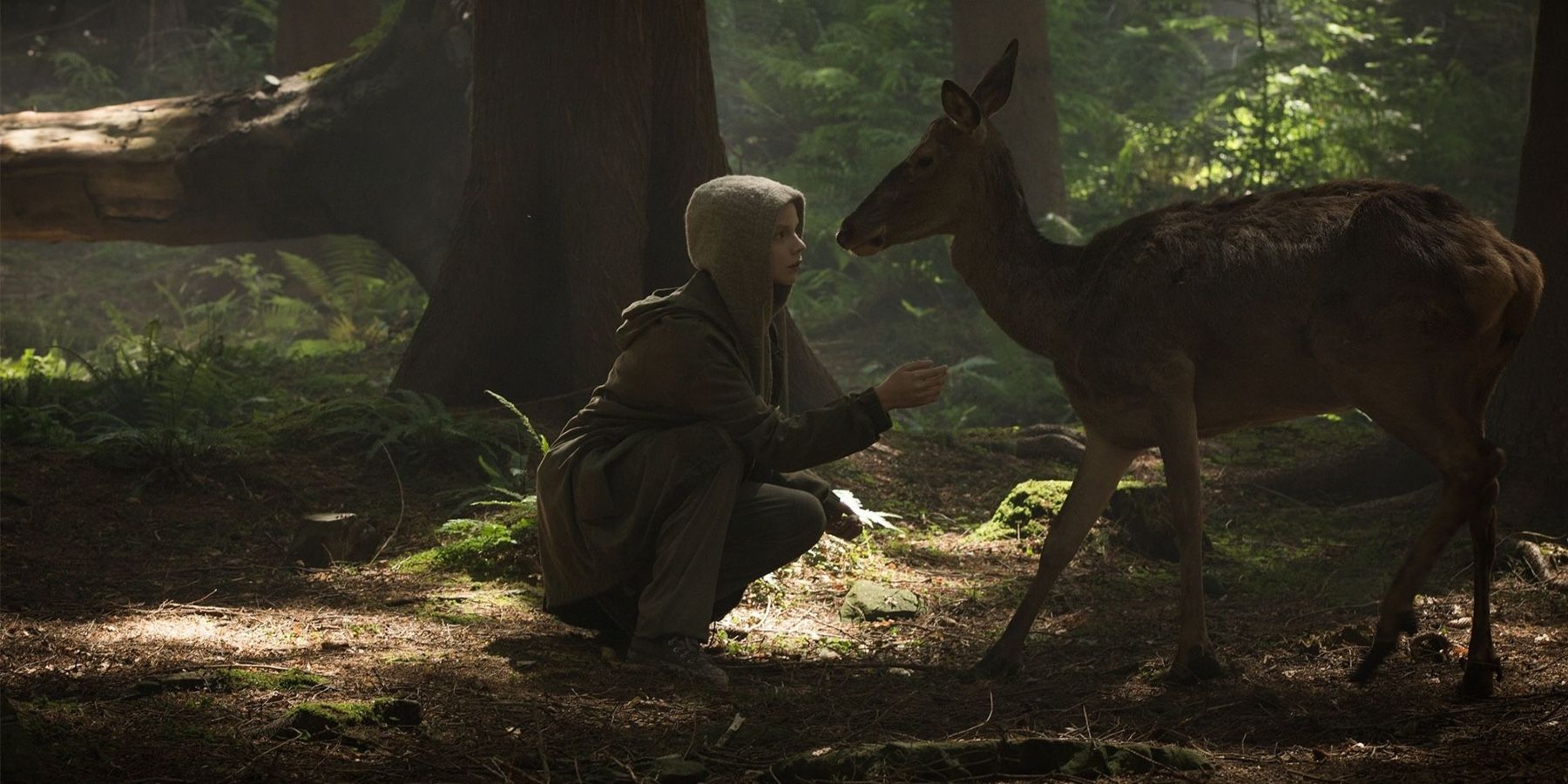 Anya-Taylor-Joy-with-a-deer-in-Morgan