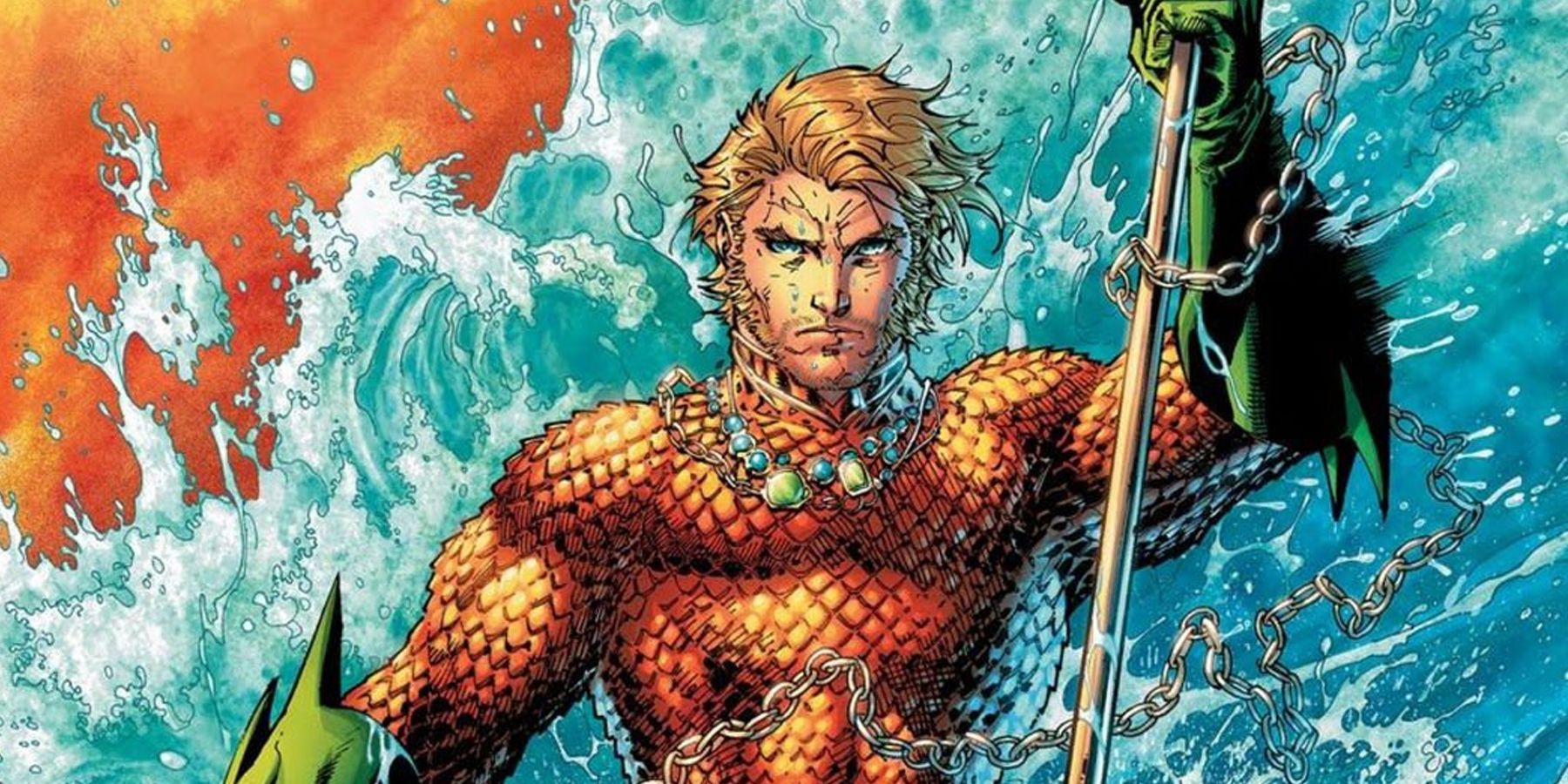 Aquaman commanding the seas