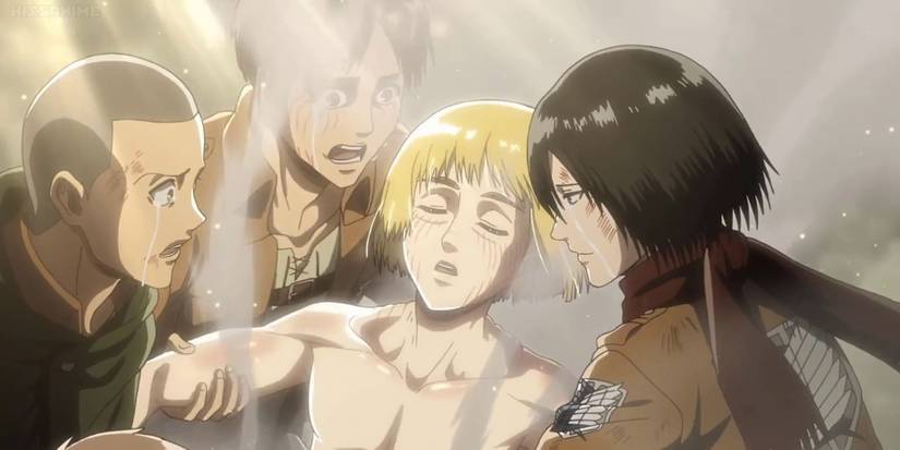 Armin coming back as the Colossal Titan in Attack on Titan