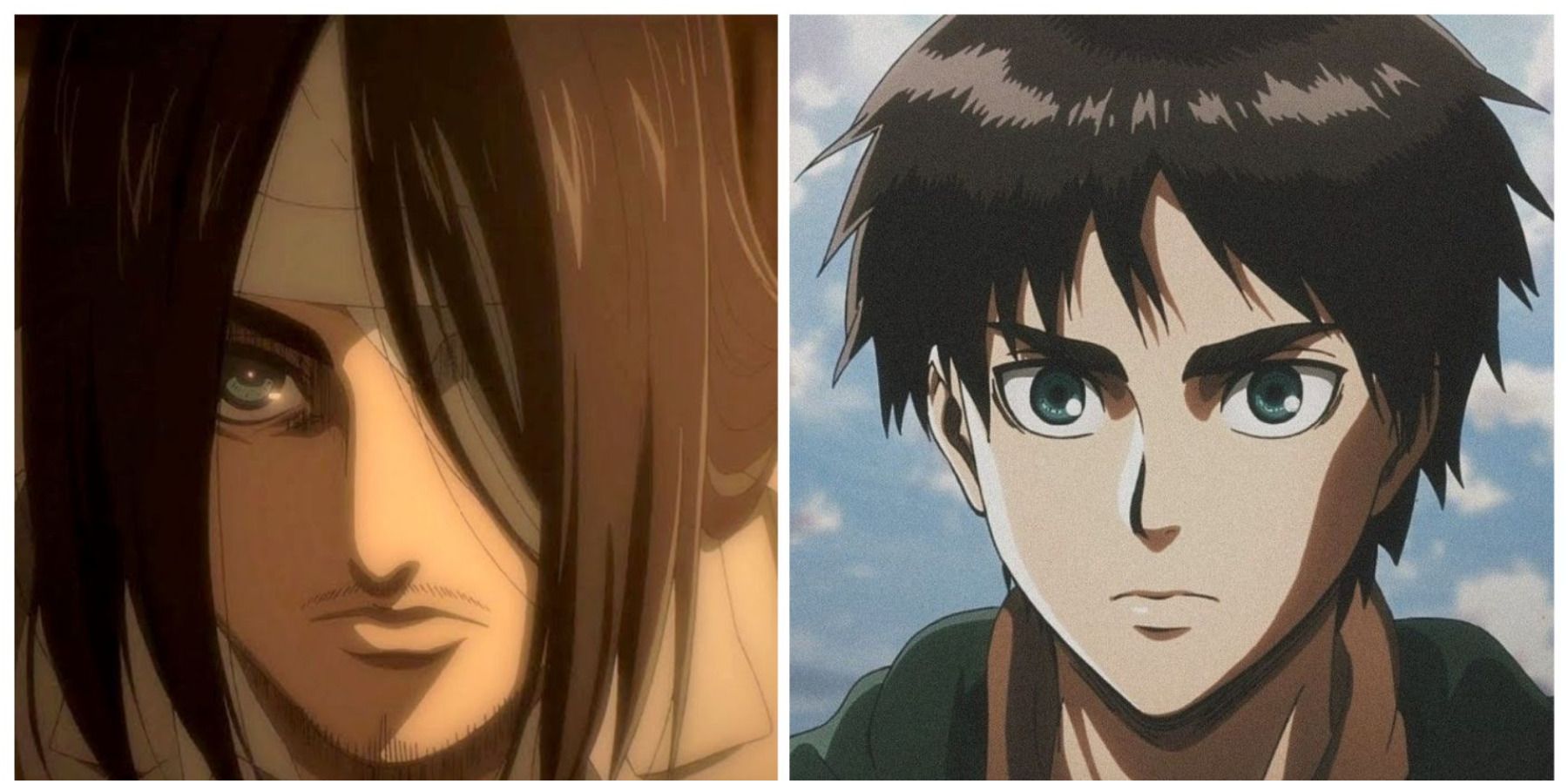 Eren Yeager como Titã vs. Outros Titãs em Attack on Titan