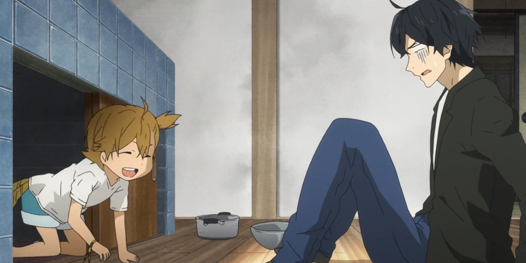 Barakamon Handa meeting Naru for the first time