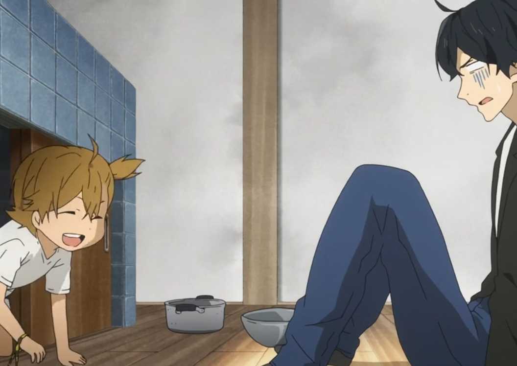 Barakamon Handa meeting Naru for the first time