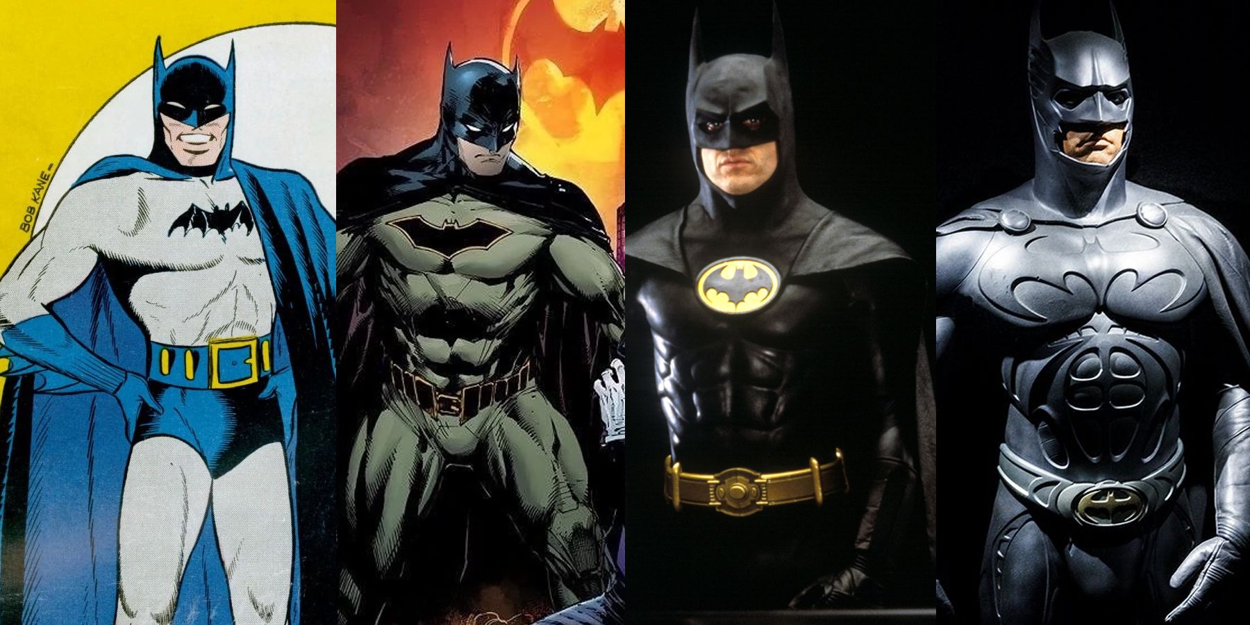 Batman Physiques in the Comics and Film