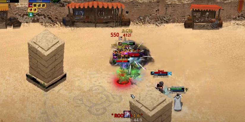 Using battlefield objects to your advantage in Arena of Kings