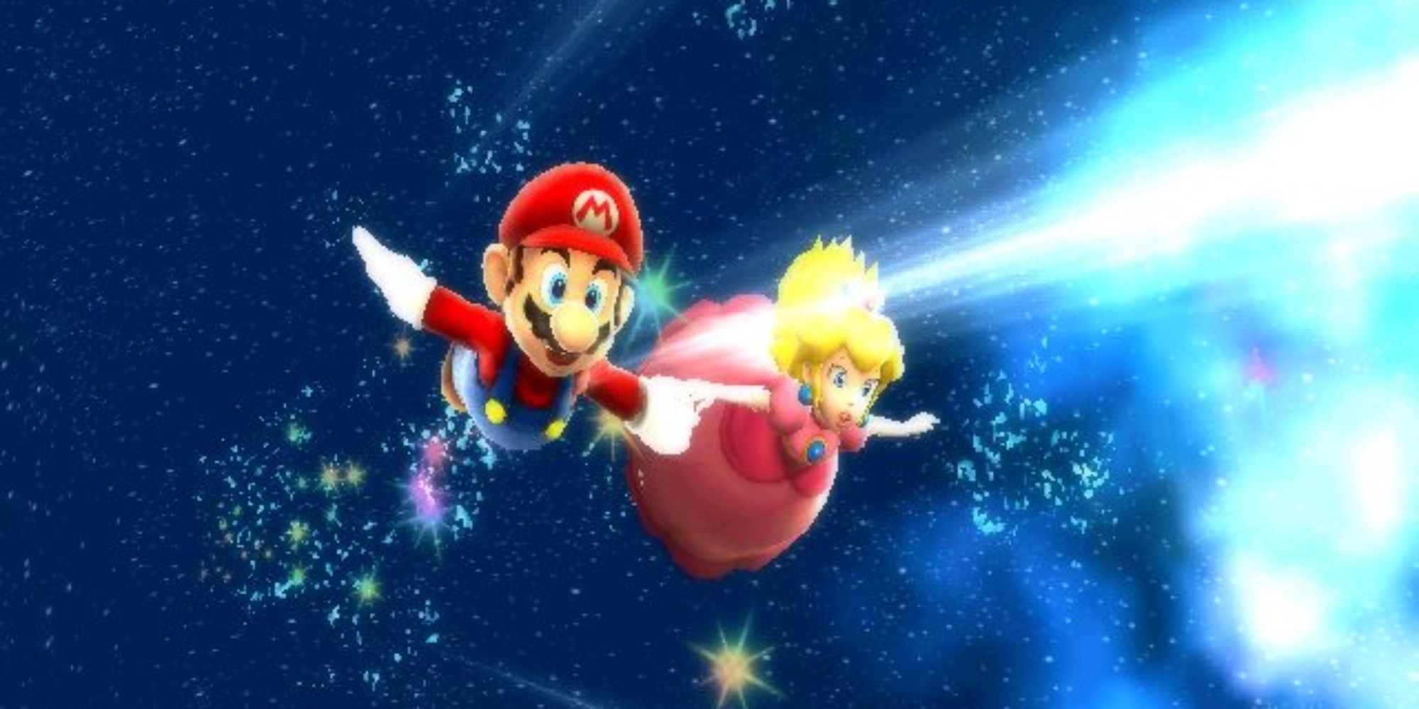 Best Years in Gaming - 2007 - Super Mario Galaxy - Mario and Peach fly together