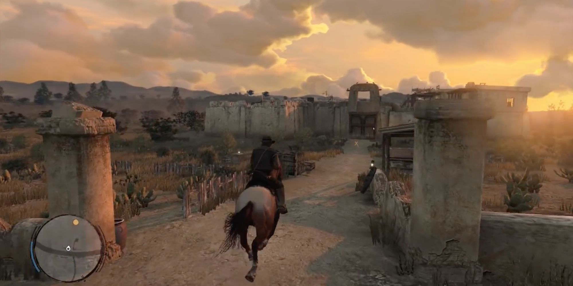 Лучшие годы в играх — 2010 — Red Dead Redemption — Игрок садится на лошадь