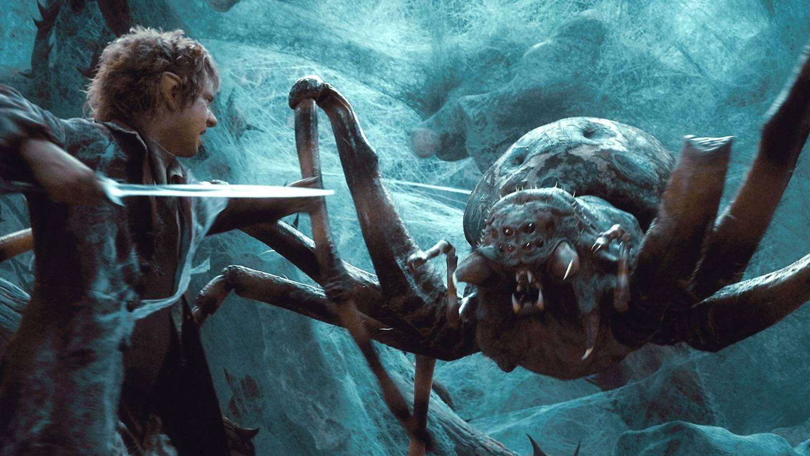 Bilbo and the Spiders