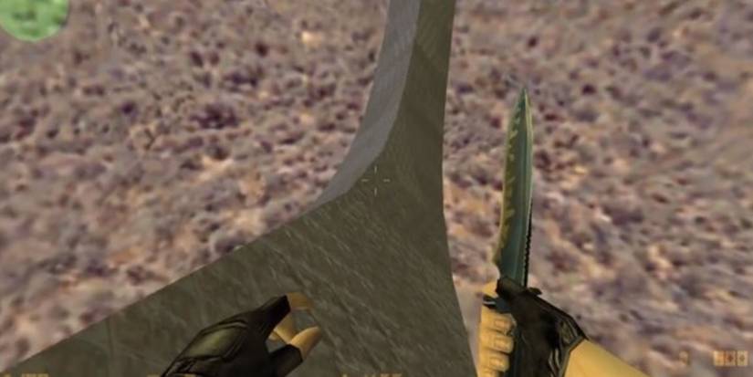 CSGO Player In A Surfing Map