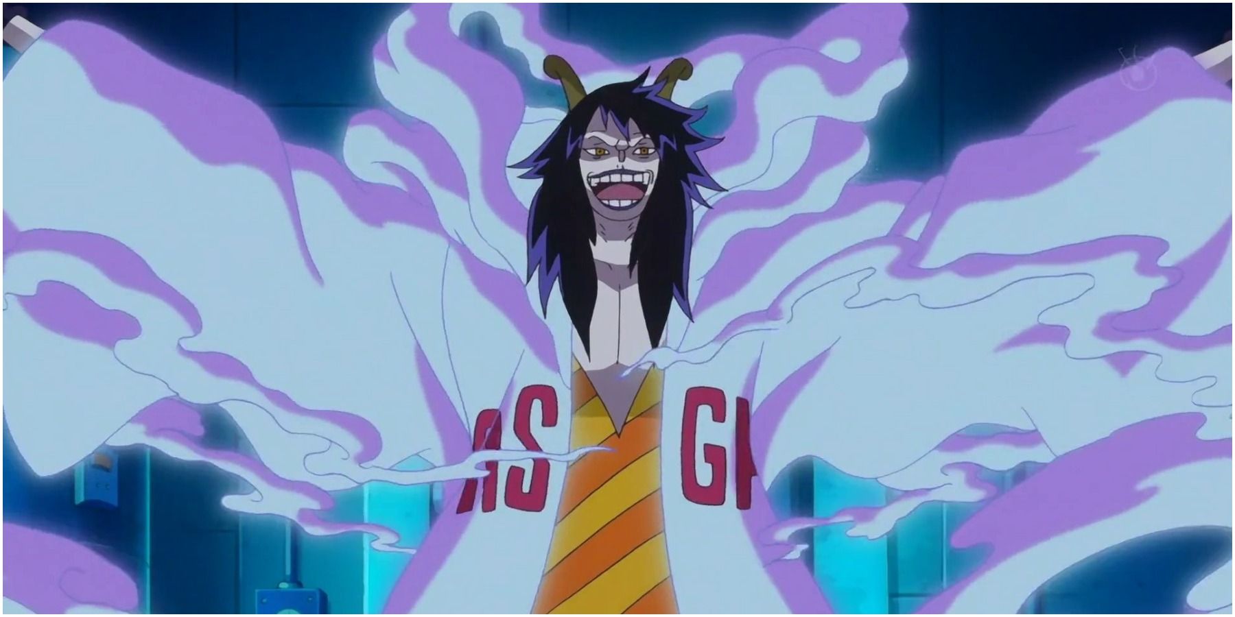 One Piece Caesar Clown In His Half Gaseous Form