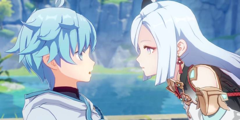 Chongyun and Shenhe from Genshin Impact