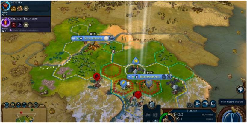 Civilization 6 Building Close For An Iron Deposit
