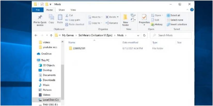 Civilization 6 Folder Location To Drag Downloaded Mods