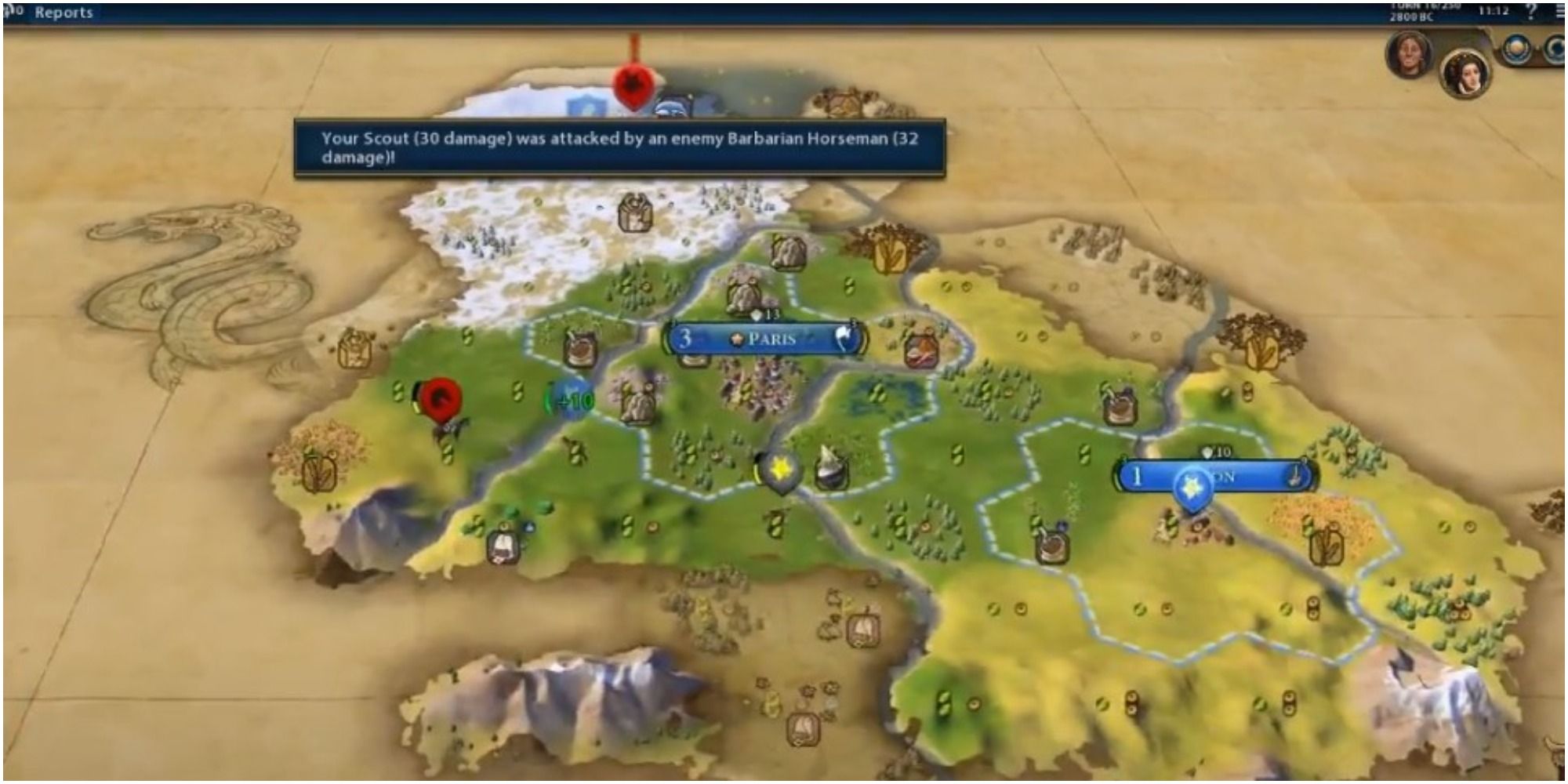 Civilization 6 Trying To Connect The Borders Between Two Cities