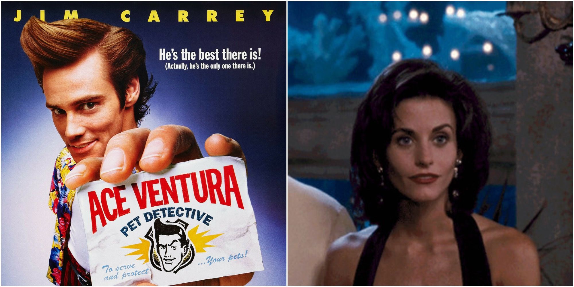 Collage Of Courteney Cox Movies Ace Ventura
