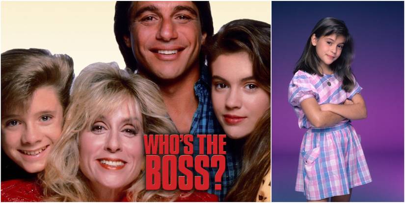 Collage Whos The Boss Cast And Young Alyssa