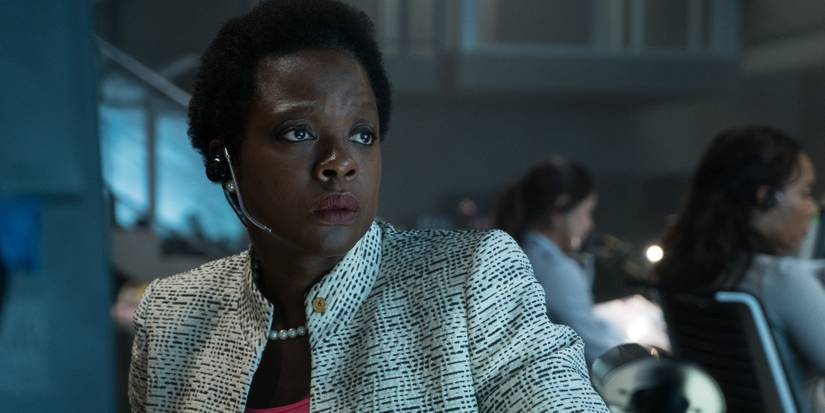 DCEU Amanda Waller reacting Cropped