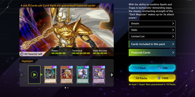 Darkest magics secret packs in yugioh master duel