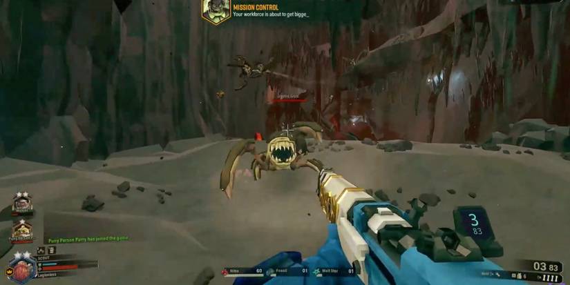 Deep Rock Galactic - M1000 Classic - Player fights enemy head-on