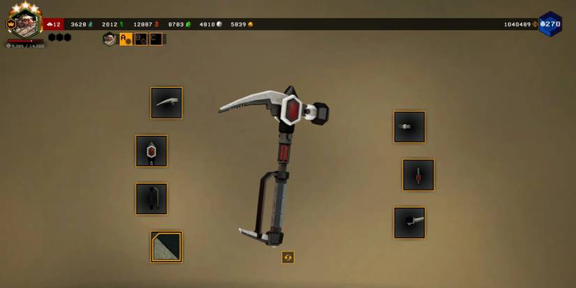 Deep Rock Galactic Pickaxe Customization